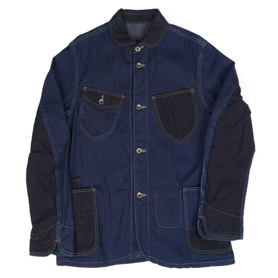 Clothing Eternal | Eternal 93235 Indigo Canvas Denim Chore Jacket - One Wash