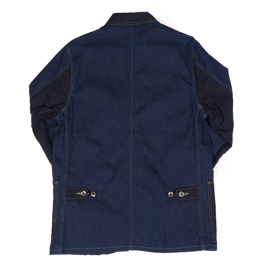 Clothing Eternal | Eternal 93235 Indigo Canvas Denim Chore Jacket - One Wash