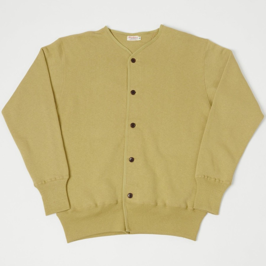 Clothing Warehouse & Co | Warehouse 456 Usn Cardigan Sweatshirt - Dark Beige