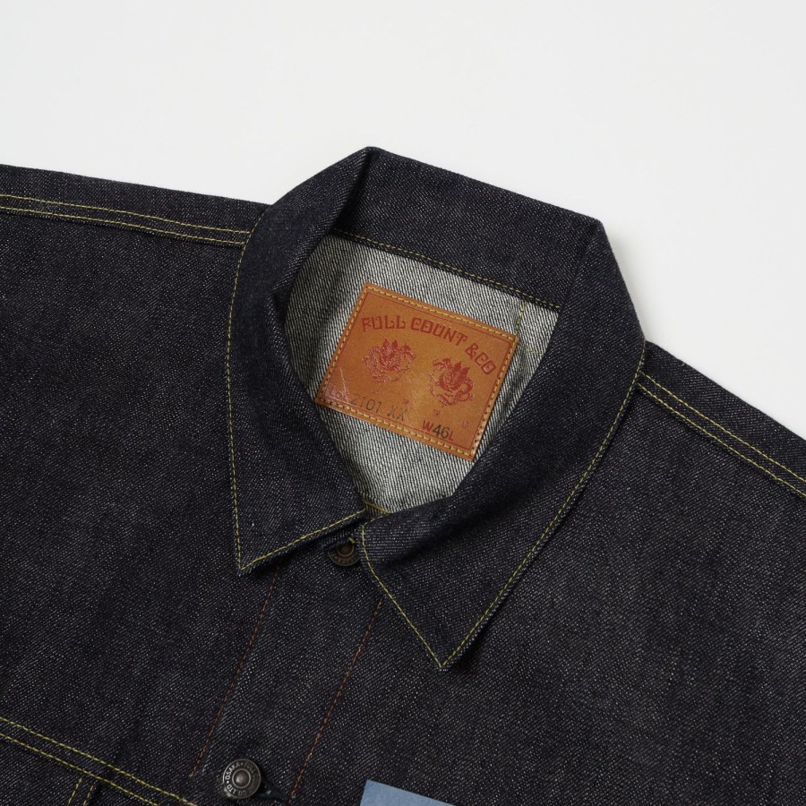 Clothing Full Count | Full Count 2101Xx 15.5Oz Type Iii Denim Jacket