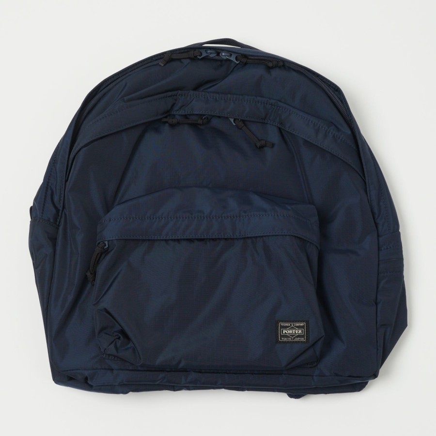 Accessories Porter - Yoshida & Co. | Porter-Yoshida & Co. Large Double Pack Daypack - Navy