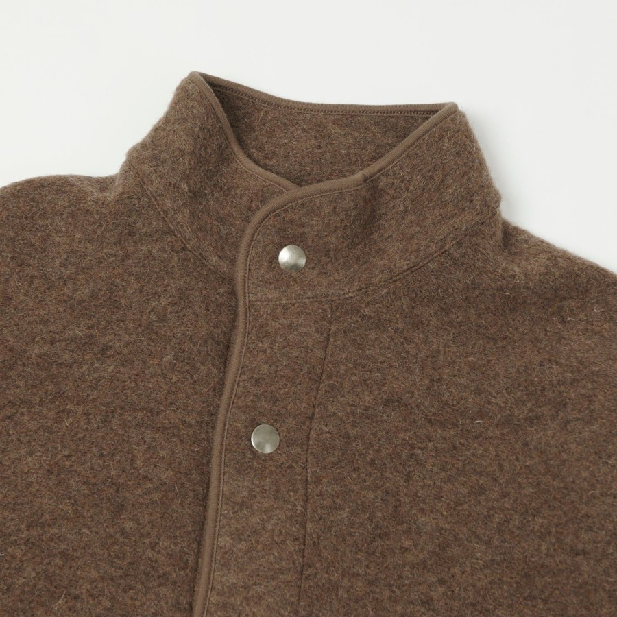 Clothing Hartford | Hartford 'Jason' Knitted Wool Jacket - Nut