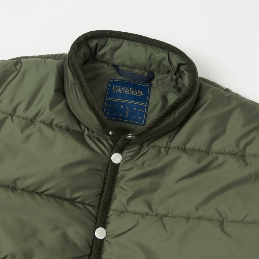 Clothing Lavenham | Lavenham Big Quilt Mickfield Jacket - Olive Green