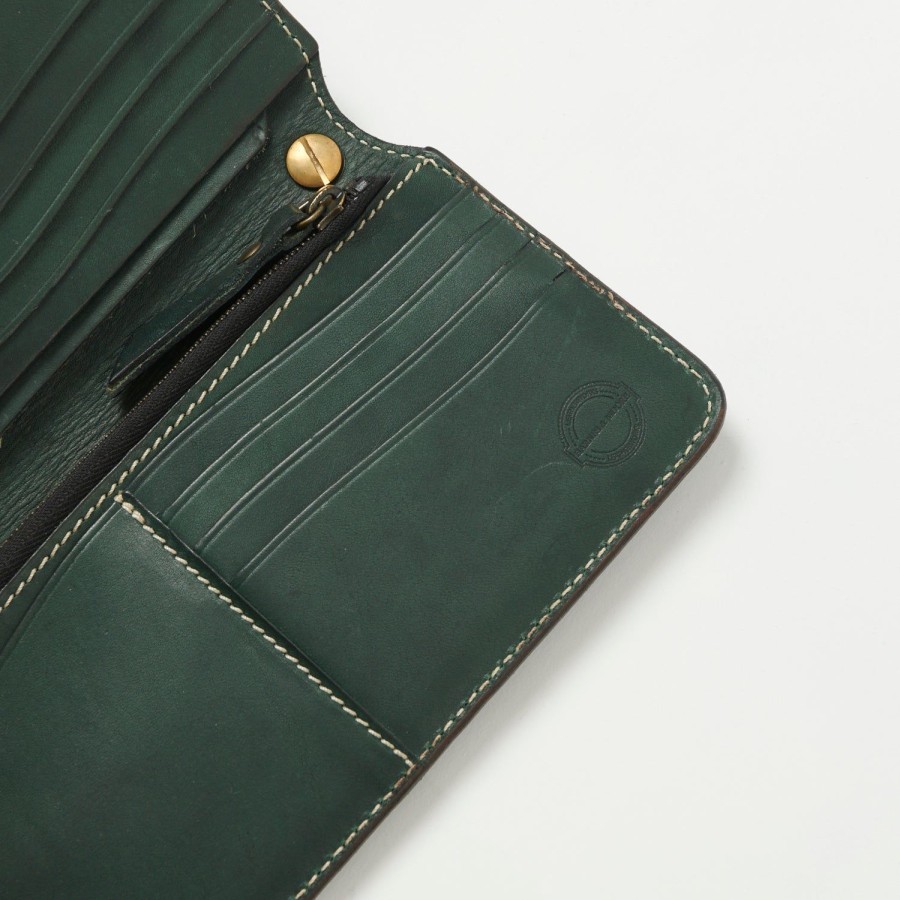 Accessories Barnes & Moore | Barnes & Moore 'Roadster' Long Wallet - Tarnsjo Forest Green