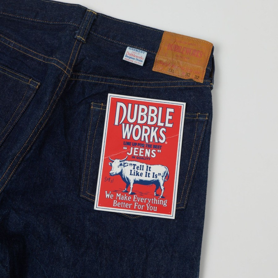 Clothing Dubbleworks | Dubbleworks Dw331 Regular Straight Jean - One Wash