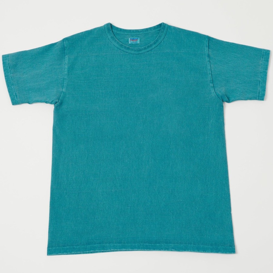 Clothing Dubbleworks | Dubbleworks Heavy Fabric Pigment Tee - Turquoise