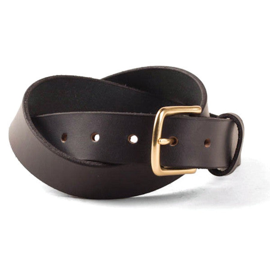 Accessories Tanner Goods | Tanner Goods Classic Belt Black Stainless Steel