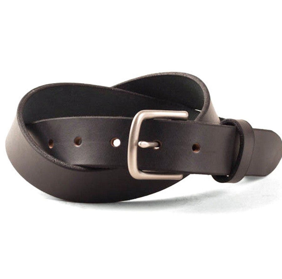 Accessories Tanner Goods | Tanner Goods Classic Belt Black Stainless Steel