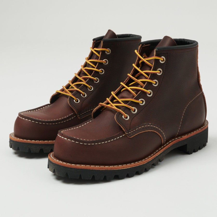 Footwear Red Wing | Red Wing 8146 Roughneck Moc Toe Work Boot - Briar Oil Slick