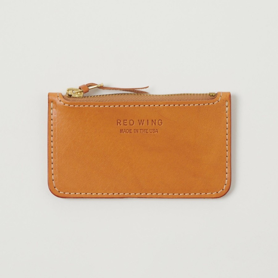 Accessories Red Wing | Red Wing 95030 Zipper Coin Pouch - Natural Tan