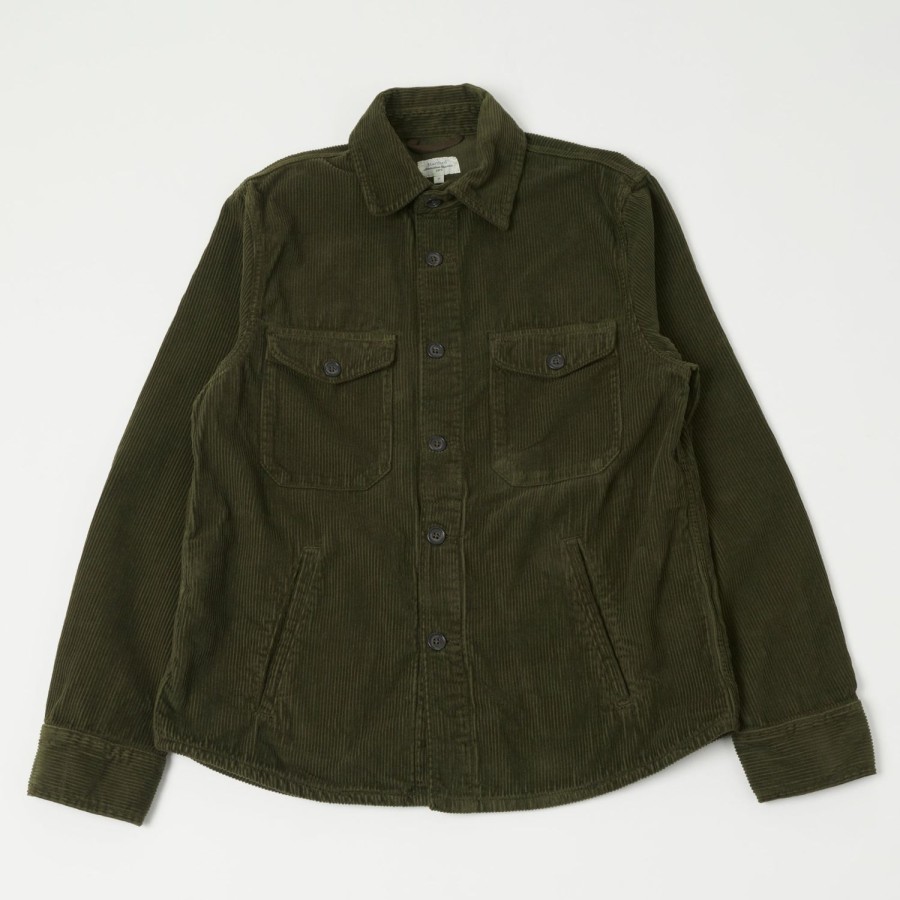 Clothing Hartford | Hartford 'Joyce' Cord Work Shirt - Army